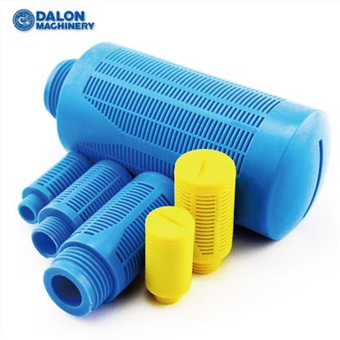 Plastik egzoz ishlash susturucuları